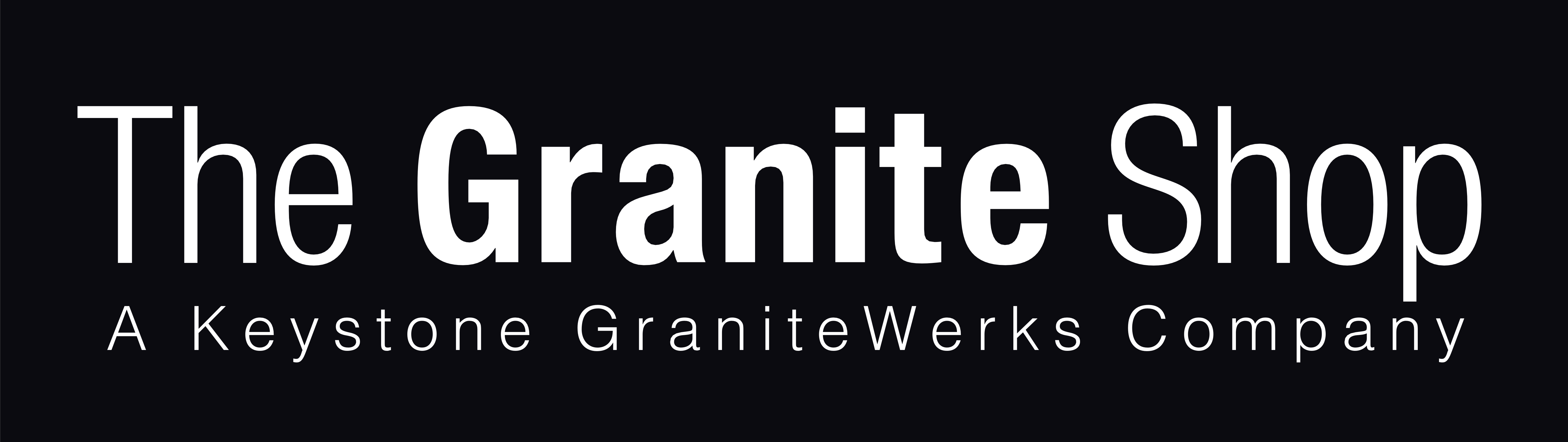 The Granite Shop Banner - Black Background